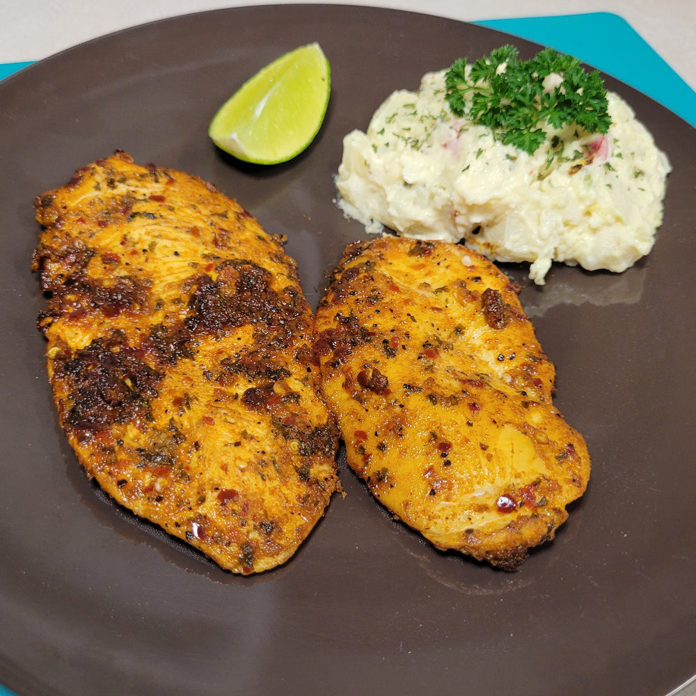 Spicy Portuguese Pan Seared Chicken Breast
